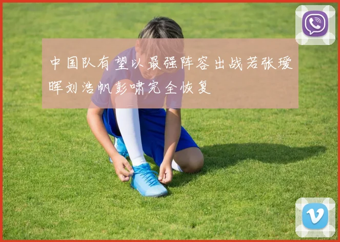中国队有望以最强阵容出战若张瑷晖刘浩帆彭啸完全恢复
